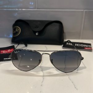 Ray ban polarized gradient sunglasses